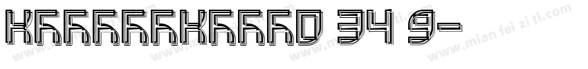 KSRIWTKDAY0 34 9字体转换